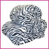 Manta Soft Zebrinha 1 Solteiro