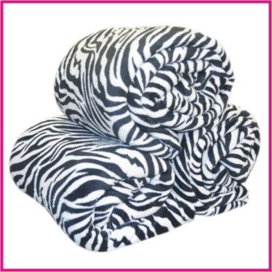 Manta Soft Zebrinha 1 Solteiro